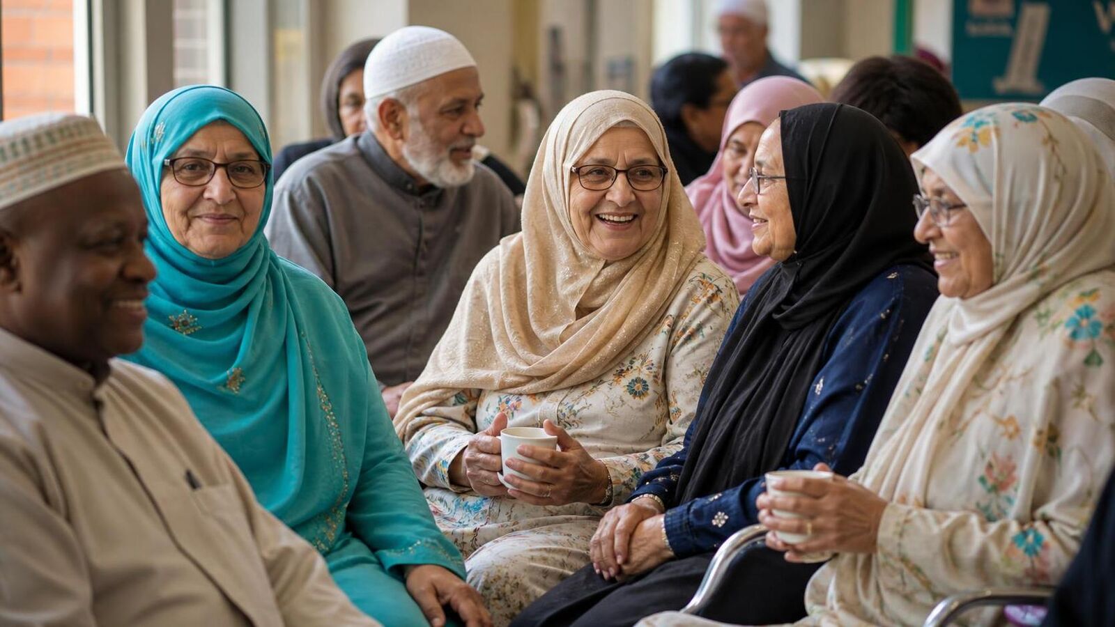 Senior Muslim Society community gathering