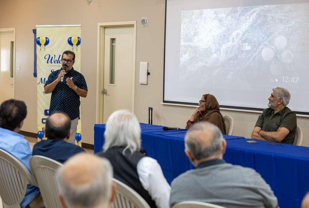 Community members gathered at an SMSGH event