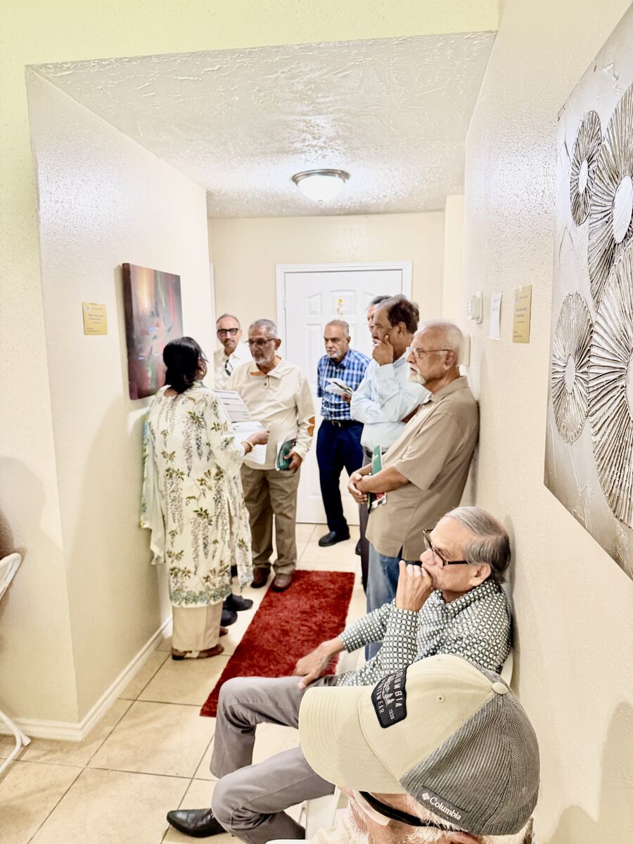Seniors enjoying an activity